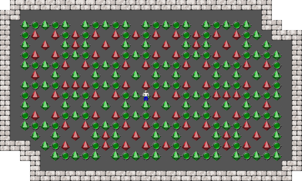 Sokoban Sasquatch 05 Arranged level 43